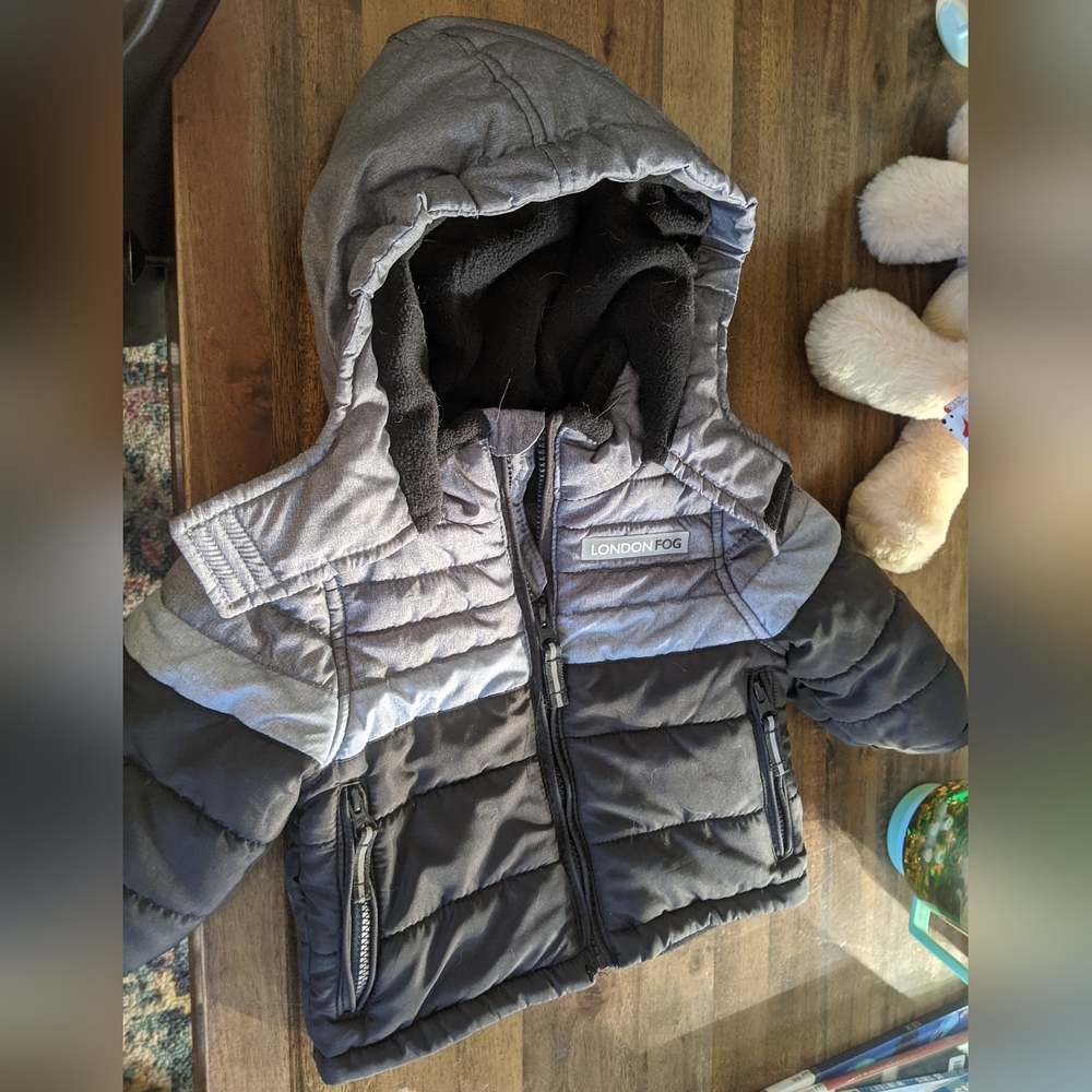London fog baby coat size 12m